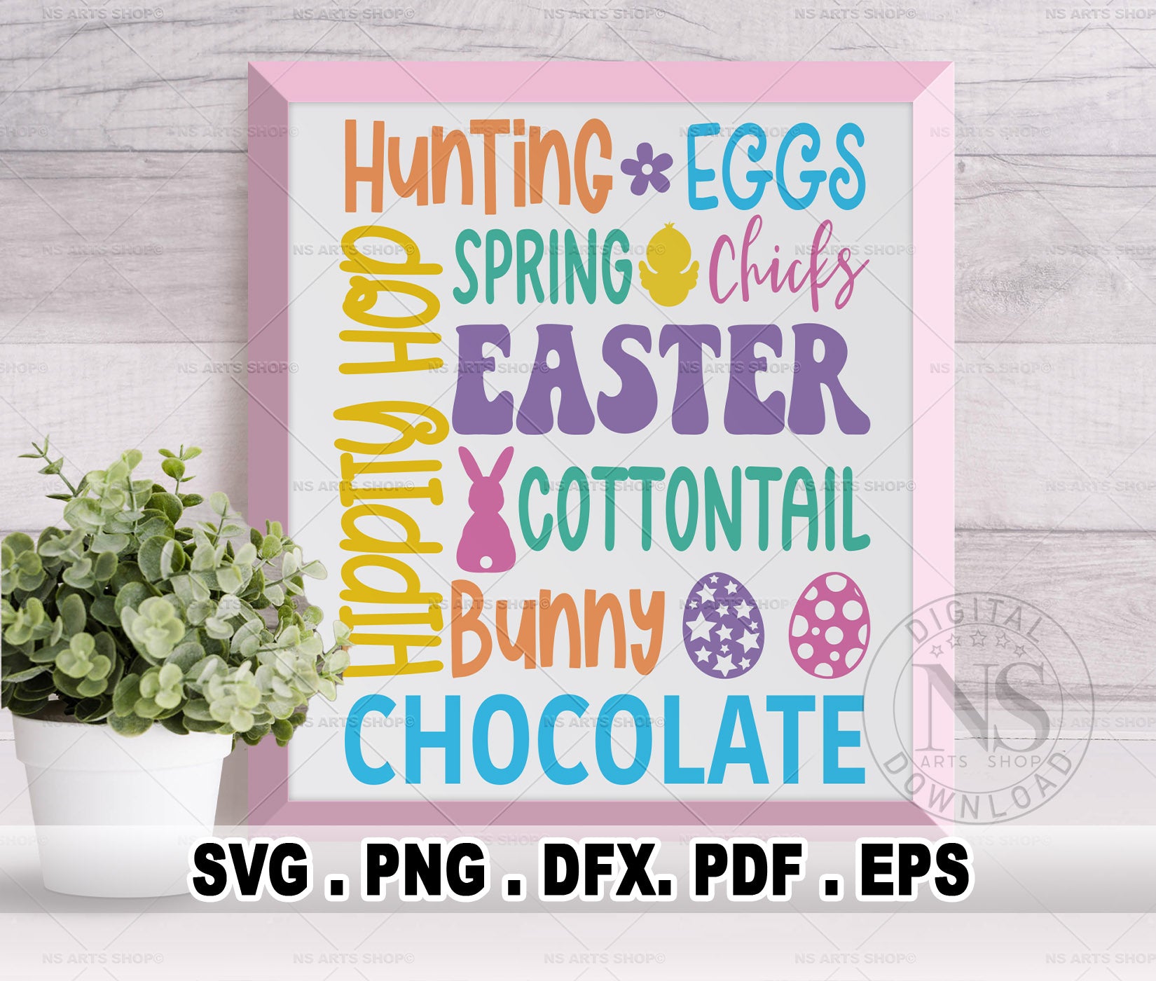 Retro Easter SVG Bundle