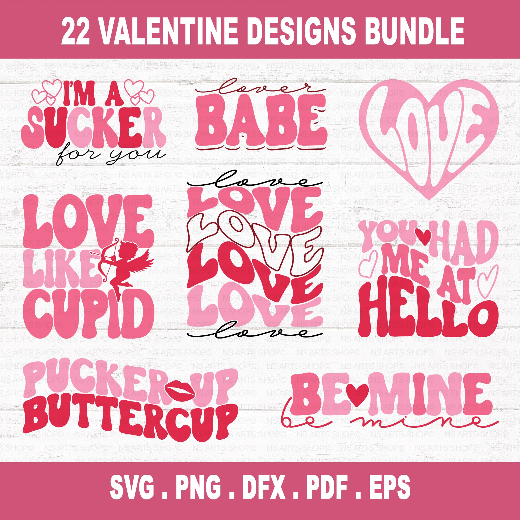 Valentine SVG Bundle