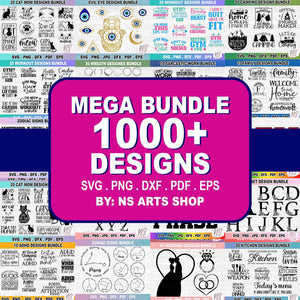 Mega SVG Designs Bundle