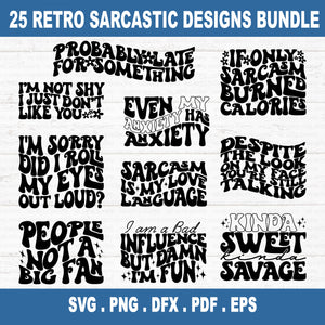 Sassy SVG Bundle Retro