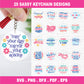 Sassy Keychain SVG Bundle