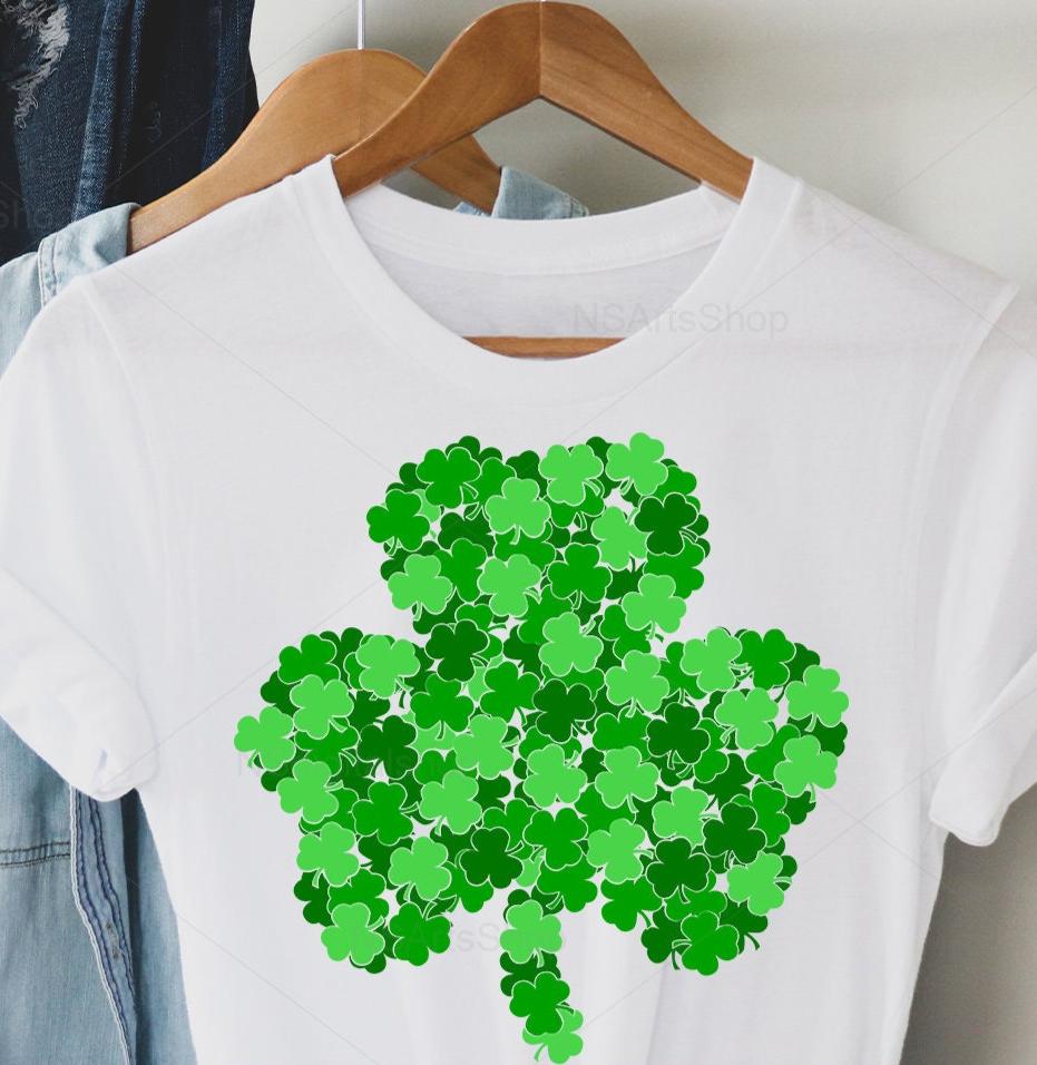 Clover svg file to celebrate  St. Patricks Day