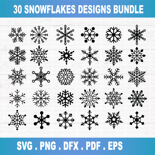 Snowflake SVG Bundle