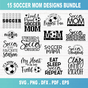 Soccer Mom SVG Bundle