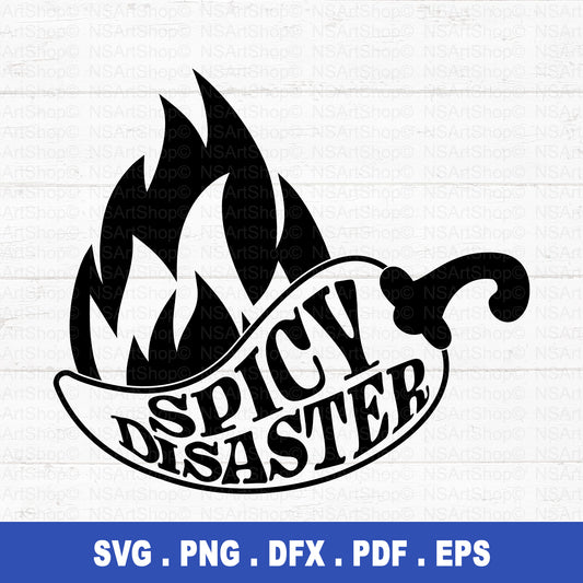 Spicy Disaster SVG