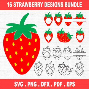 Strawberry SVG Bundle