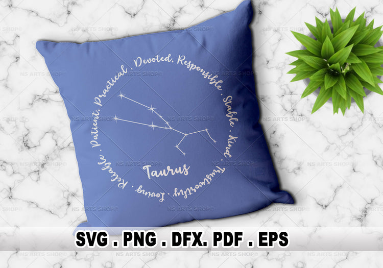 Taurus Zodiac Sign SVG