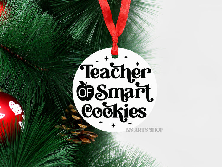 Teacher Christmas Ornament SVG Bundle