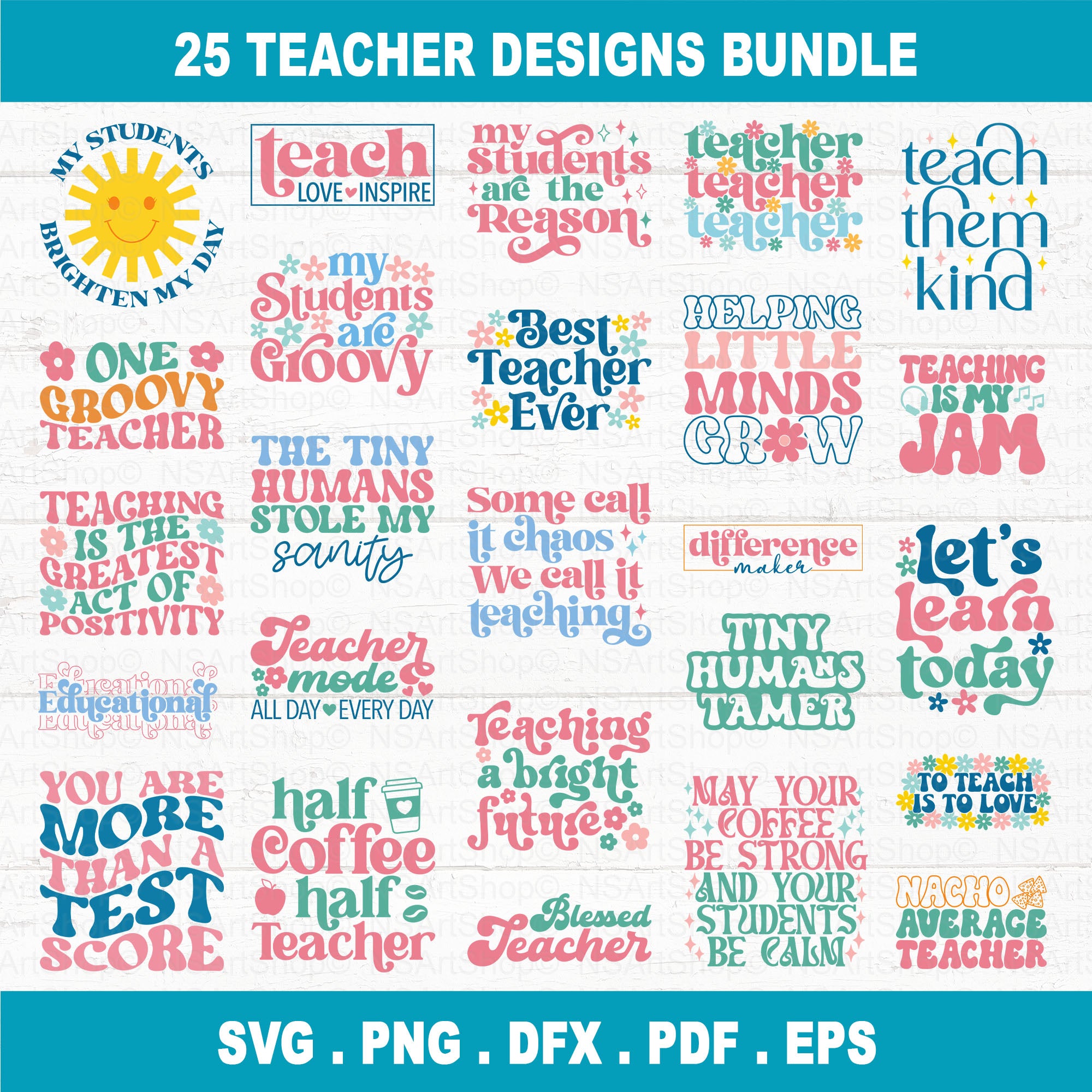 Teacher SVG Bundle