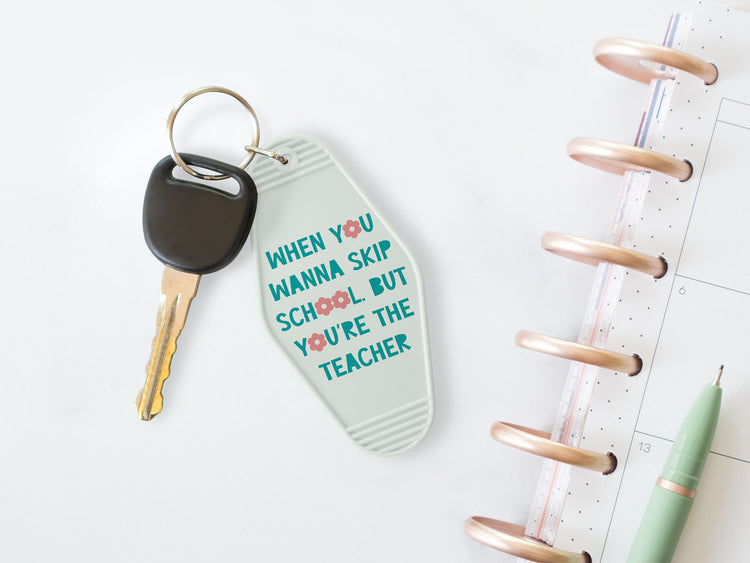 Teacher Motel Keychain SVG Bundle