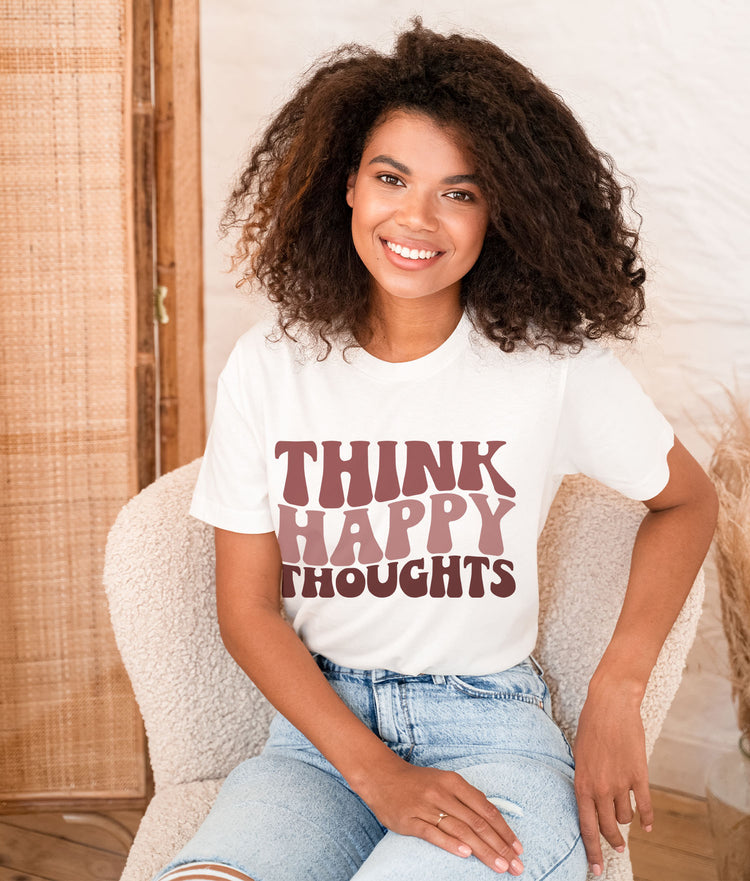 Think Happy Thoughts SVG