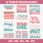 Toddler SVG Bundle