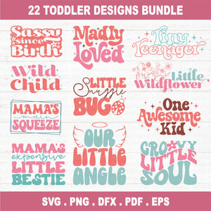 Toddler SVG Bundle