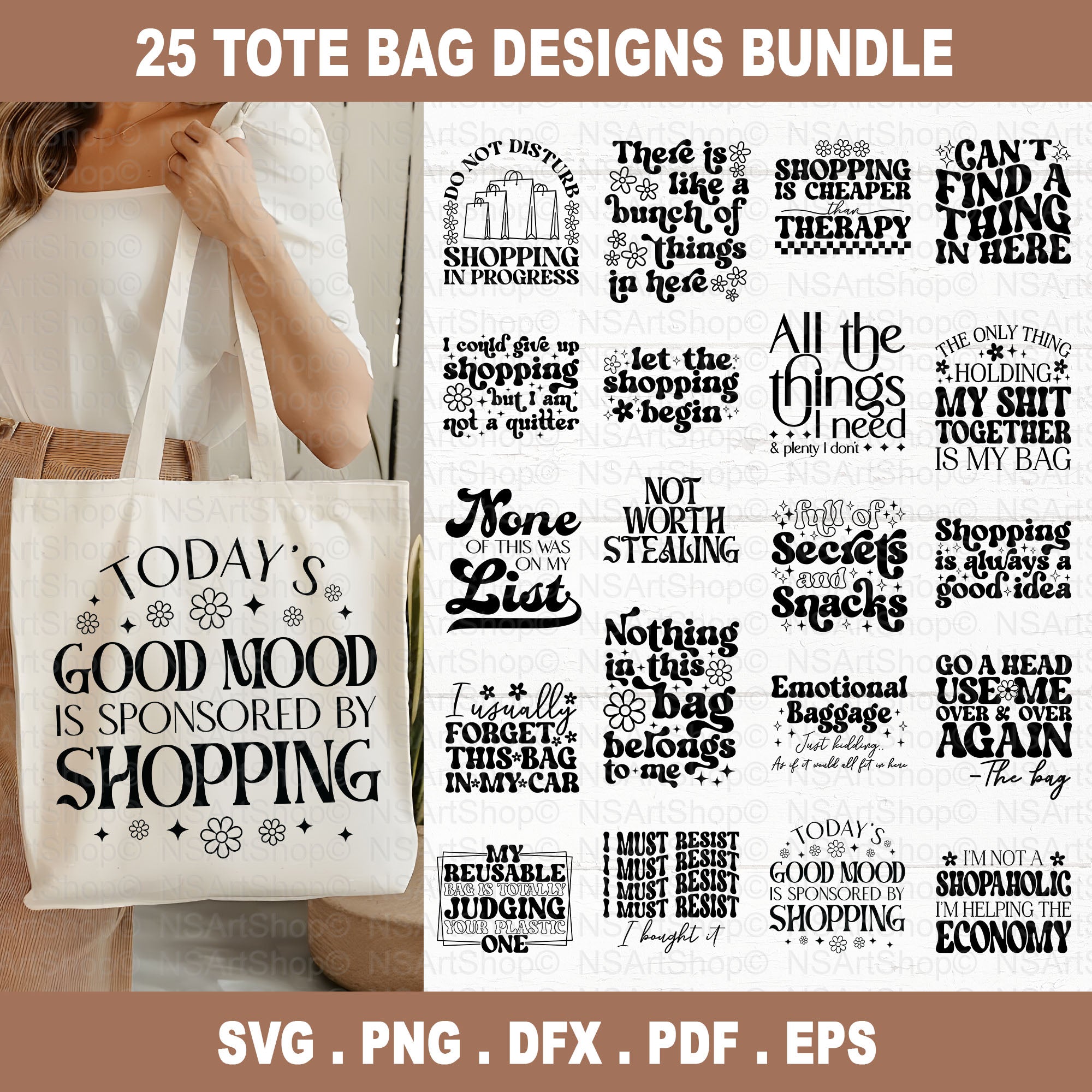 Tote Bag SVG Bundle