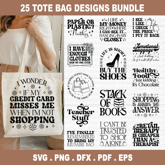 Tote Bag SVG Bundle