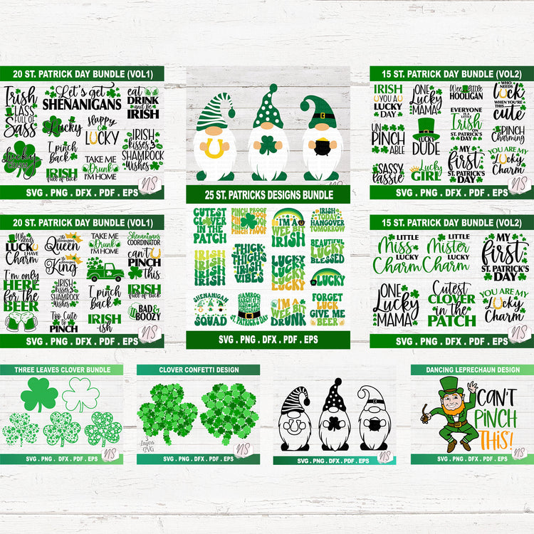 St Patrick day SVG Mega Bundle