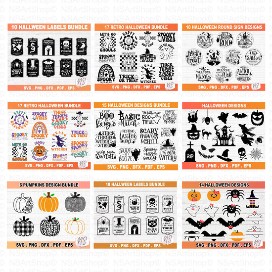 Mega Halloween SVG Bundle