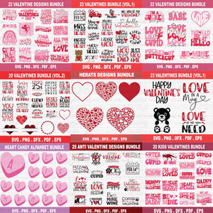 Valentine Mega SVG Bundle