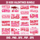 Kids Valentine SVG Bundle