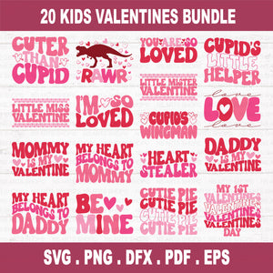 Kids Valentine SVG Bundle