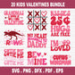 Kids Valentine SVG Bundle