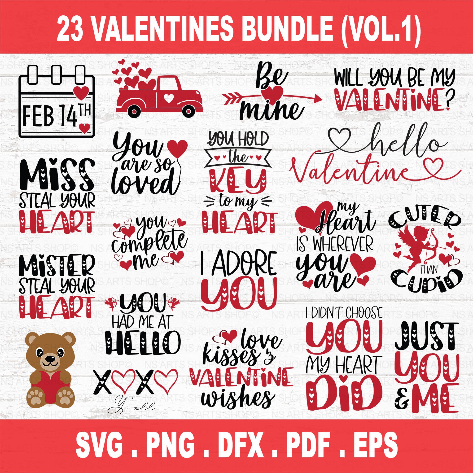 Valentine Day SVG Bundle