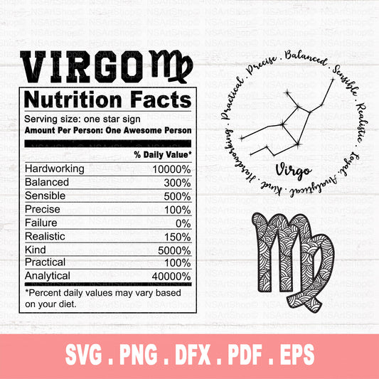 Virgo Zodiac Sign SVG