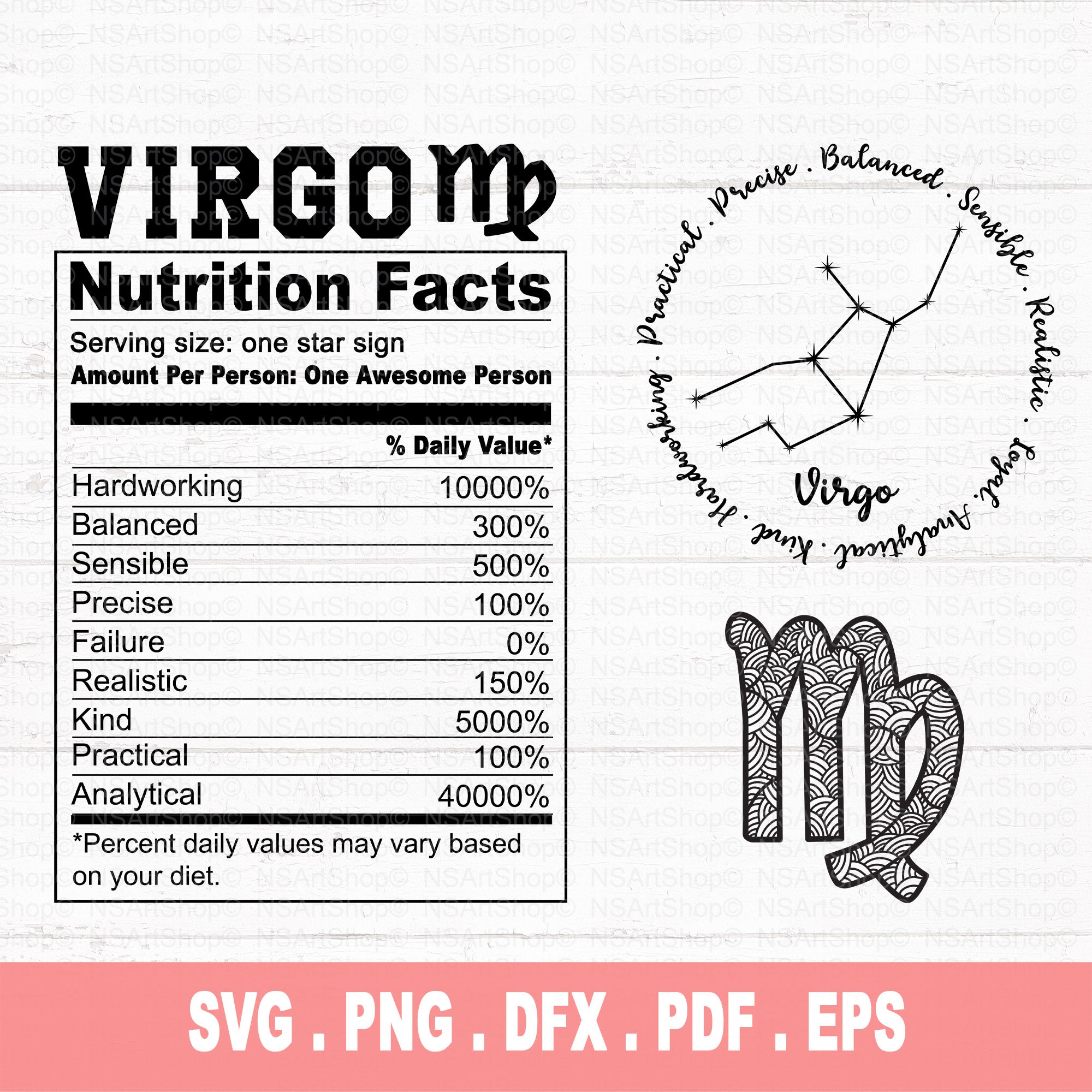 Virgo Zodiac Sign SVG