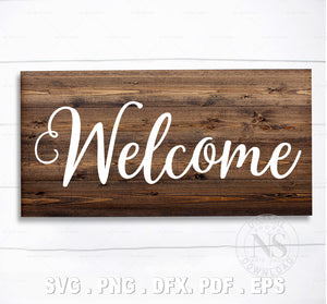 Welcome Sign SVG Bundle