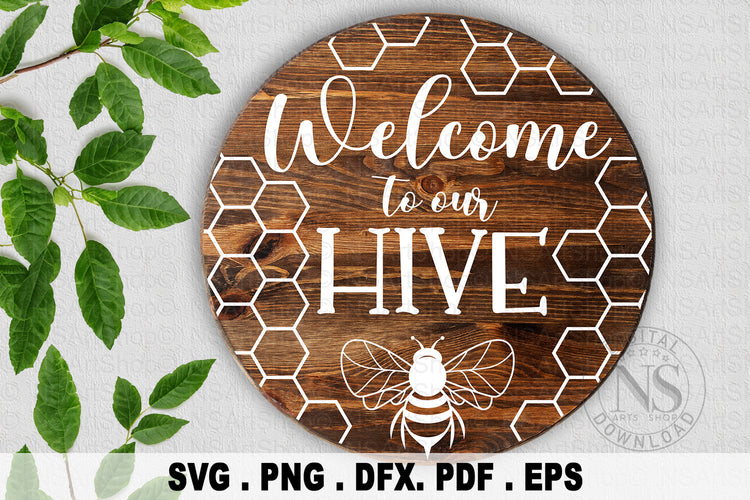 Round Welcome Sign SVG Bundle