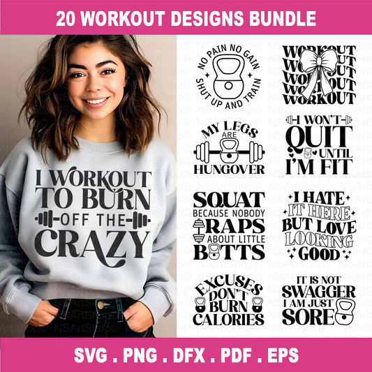 Gym And Workout SVG Bundle