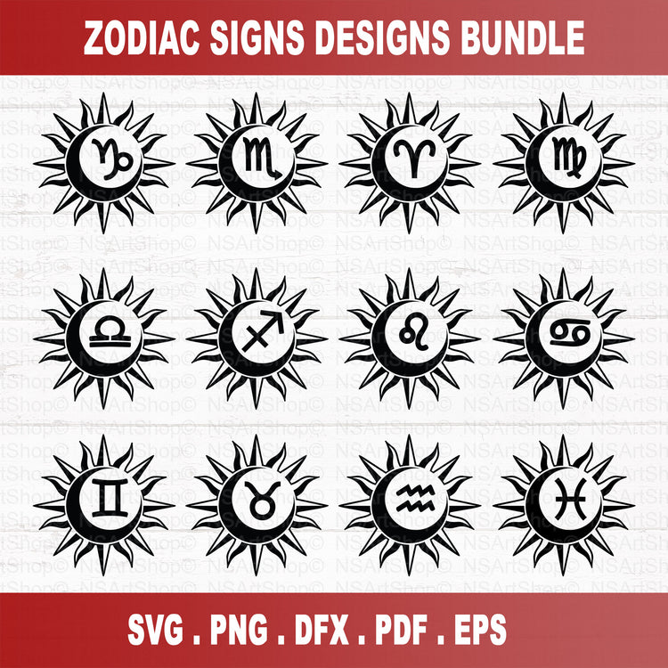 Zodiac SVG Bundle