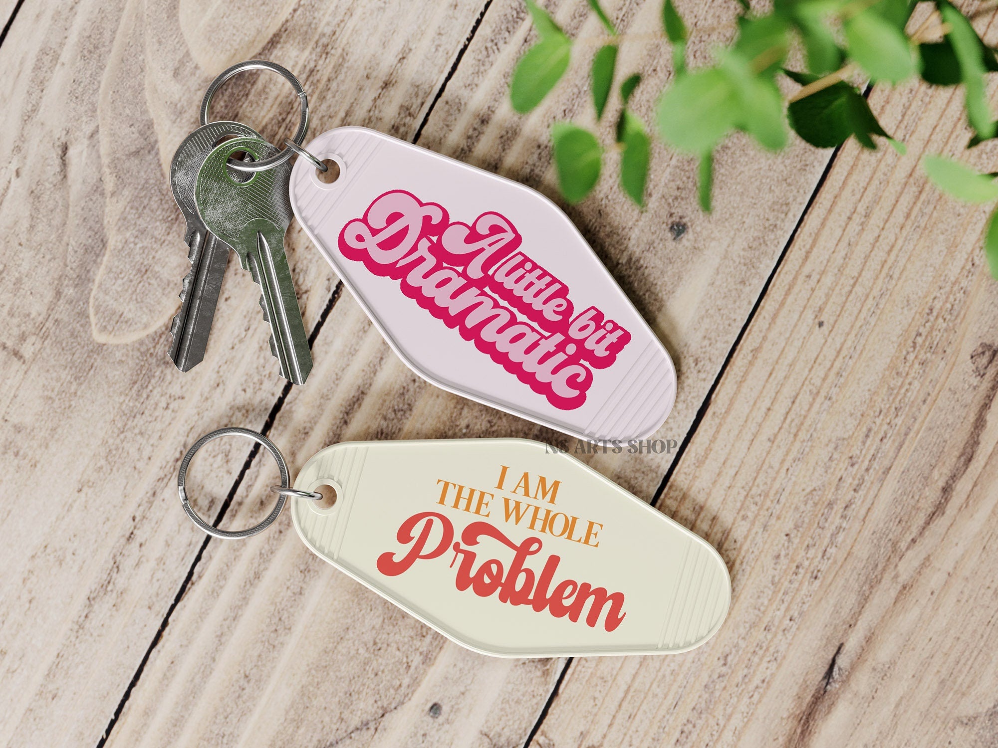 Motel Keychain SVG Bundle Retro