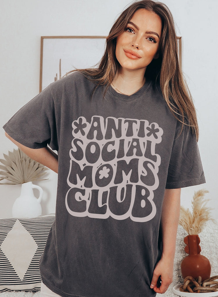 Antisocial Mom Club SVG Retro