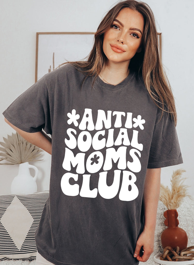 Antisocial Mom Club SVG Retro