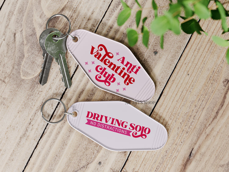 Anti Valentine Motel Keychain SVG Files