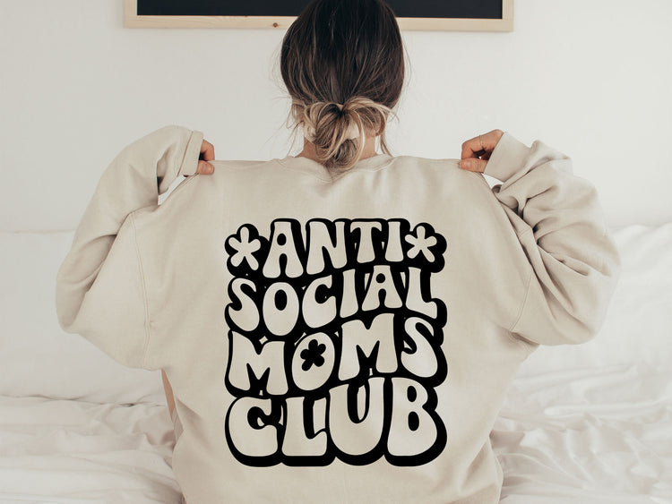 Antisocial Mom Club SVG Retro