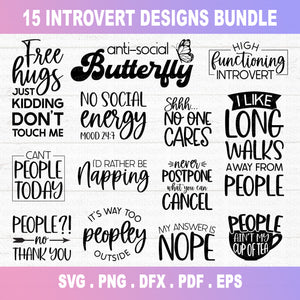 Antisocial SVG Bundle