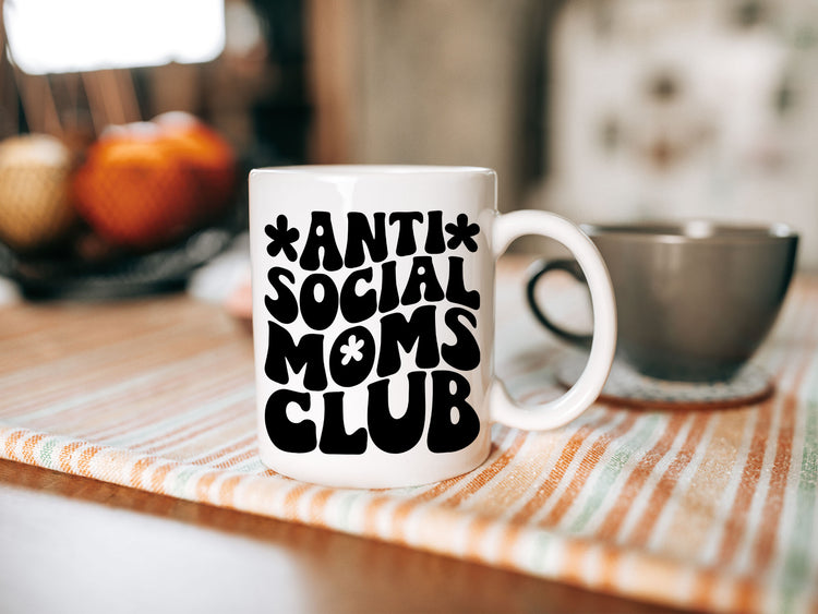 Antisocial Mom Club SVG Retro