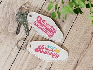 Sassy Motel Keychain SVG Bundle