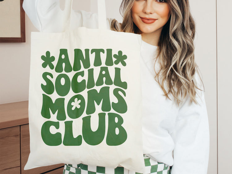 Antisocial Mom Club SVG Retro