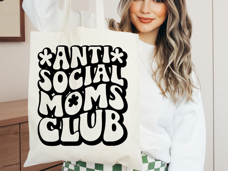 Antisocial Mom Club SVG Retro