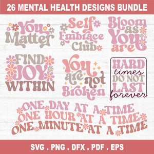 Mental Health SVG Bundle