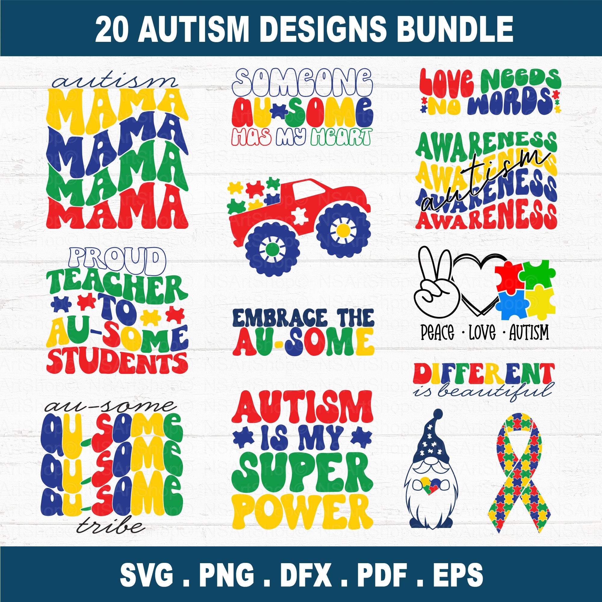 Autism SVG Bundle