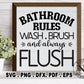 Bathroom Quotes SVG Bundle