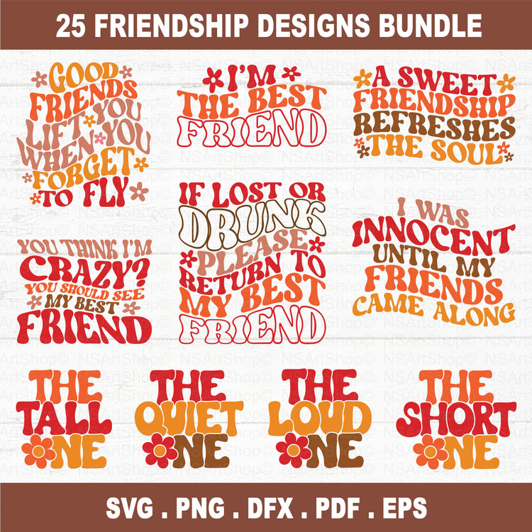 Best Friends SVG Bundle