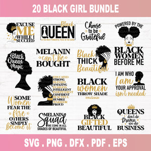 Black Woman SVG Bundle