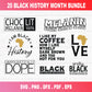 Black History Month SVG Bundle