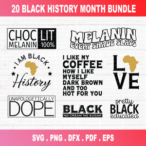 Black History Month SVG Bundle