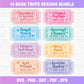 Book Trope Ticket SVG Bundle